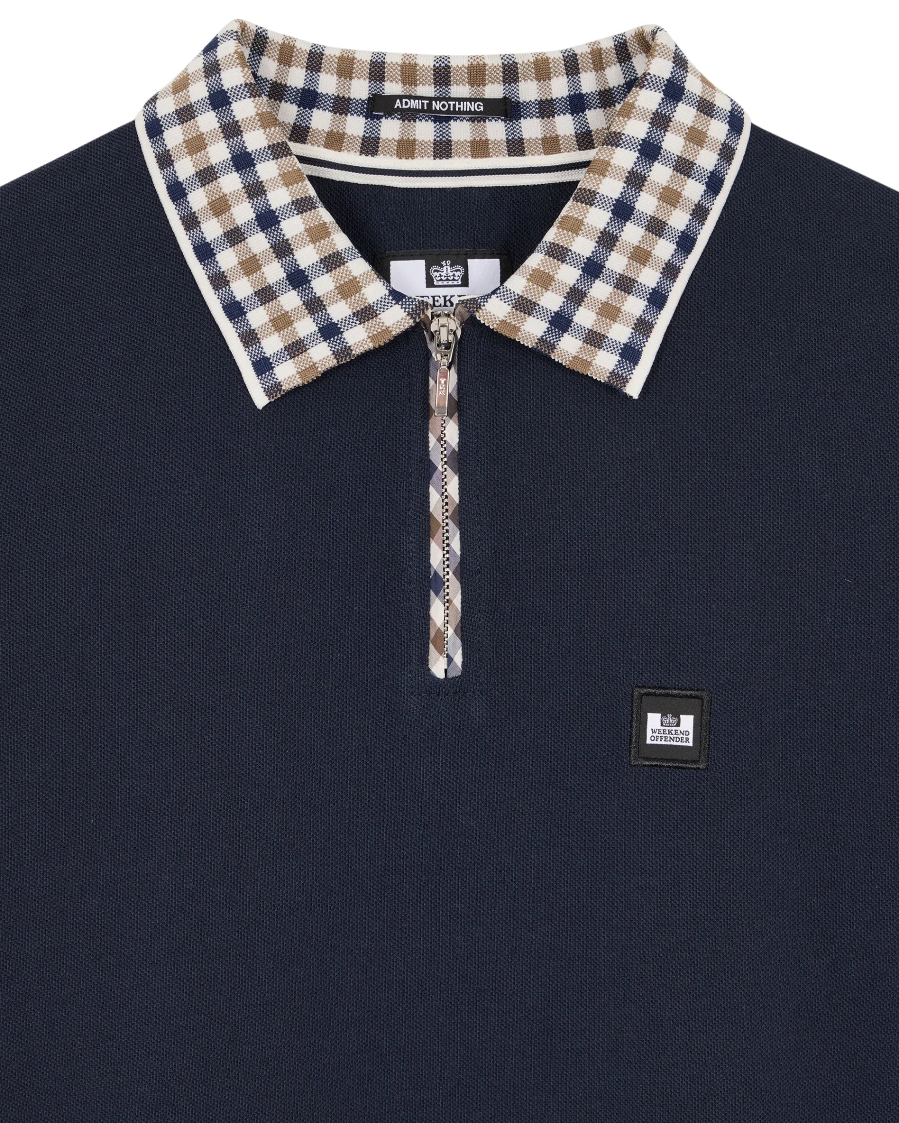 Lachine Polo Shirt Navy/Mid House Check