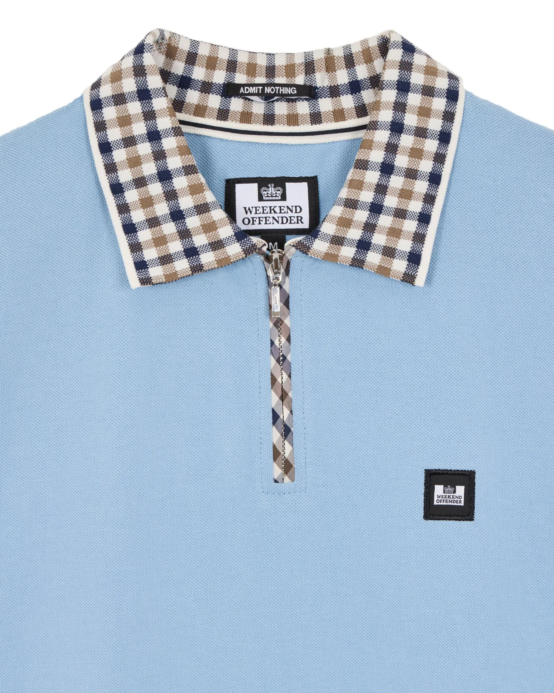 Lachine Polo Shirt Sea Marine Blue/Mid House Check