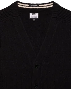 Lauda Knitted Wool Cardigan Black