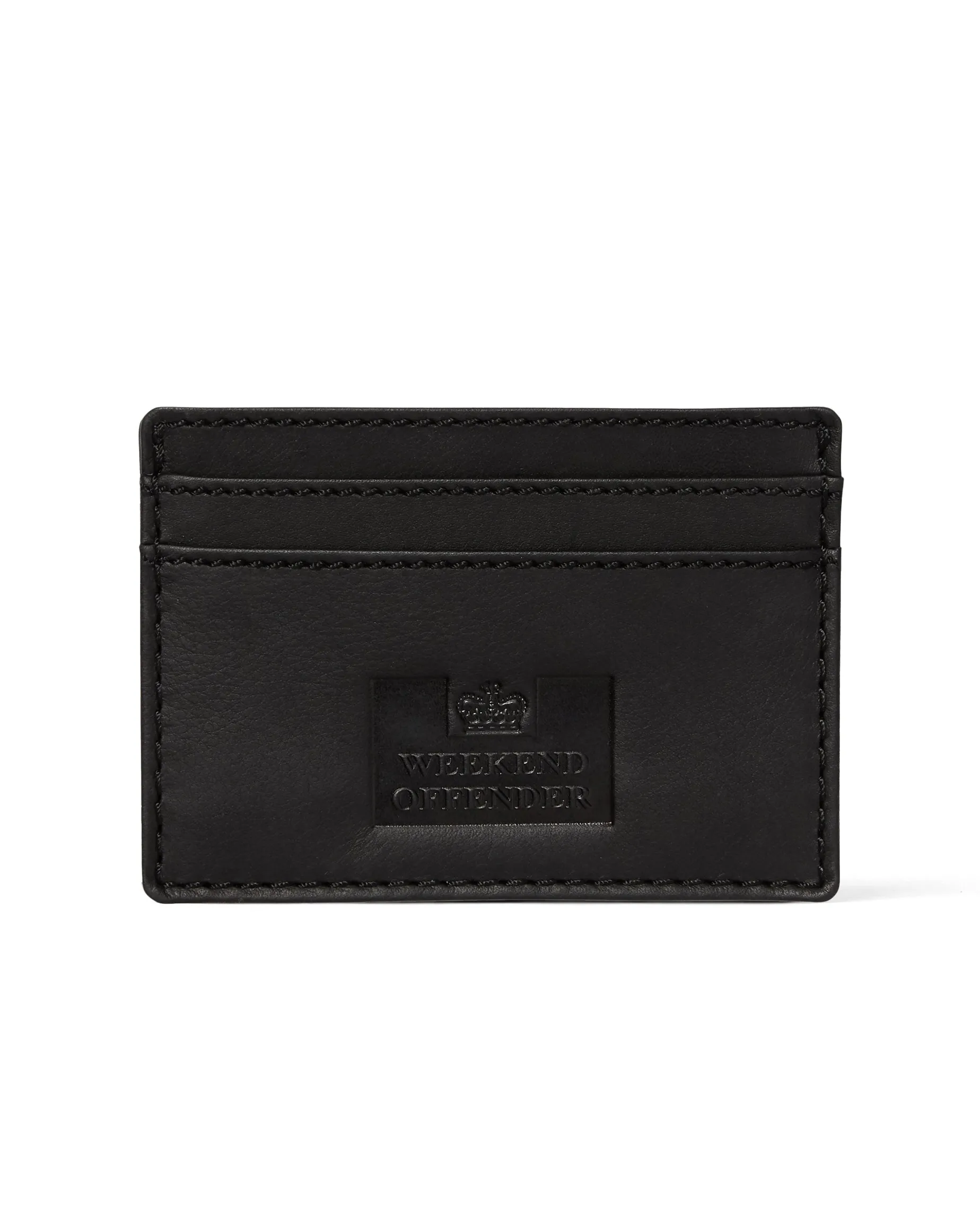 Leather Card Holder Black