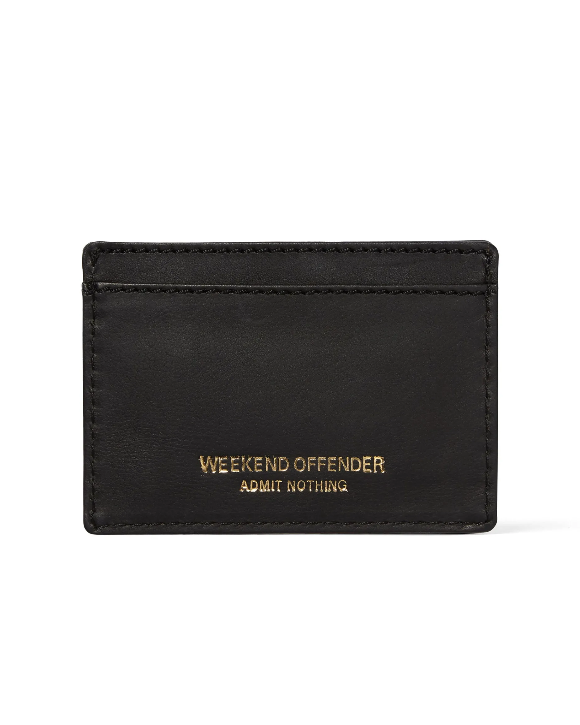 Leather Card Holder Black
