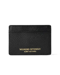 Leather Card Holder With Gift Box Black