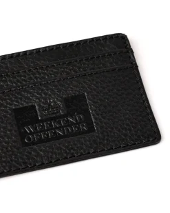 Leather Card Holder With Gift Box Black