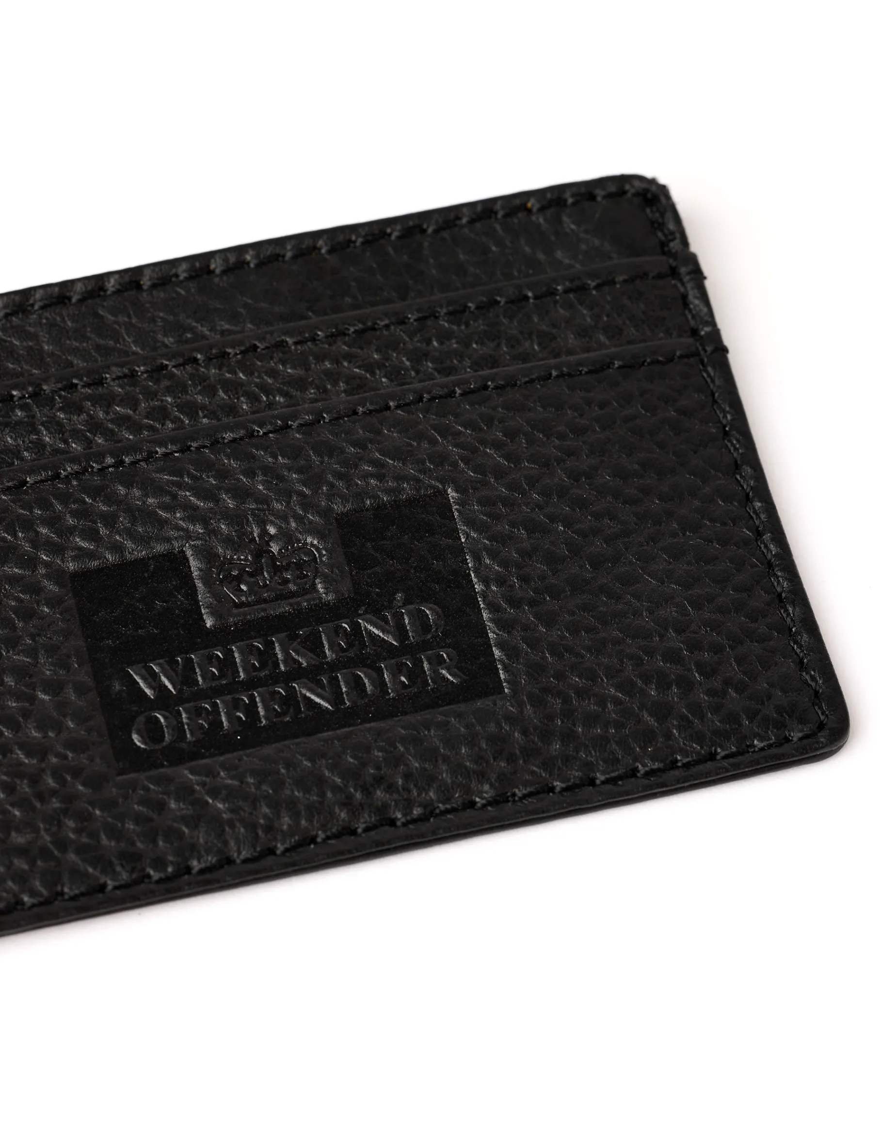 Leather Card Holder With Gift Box Black