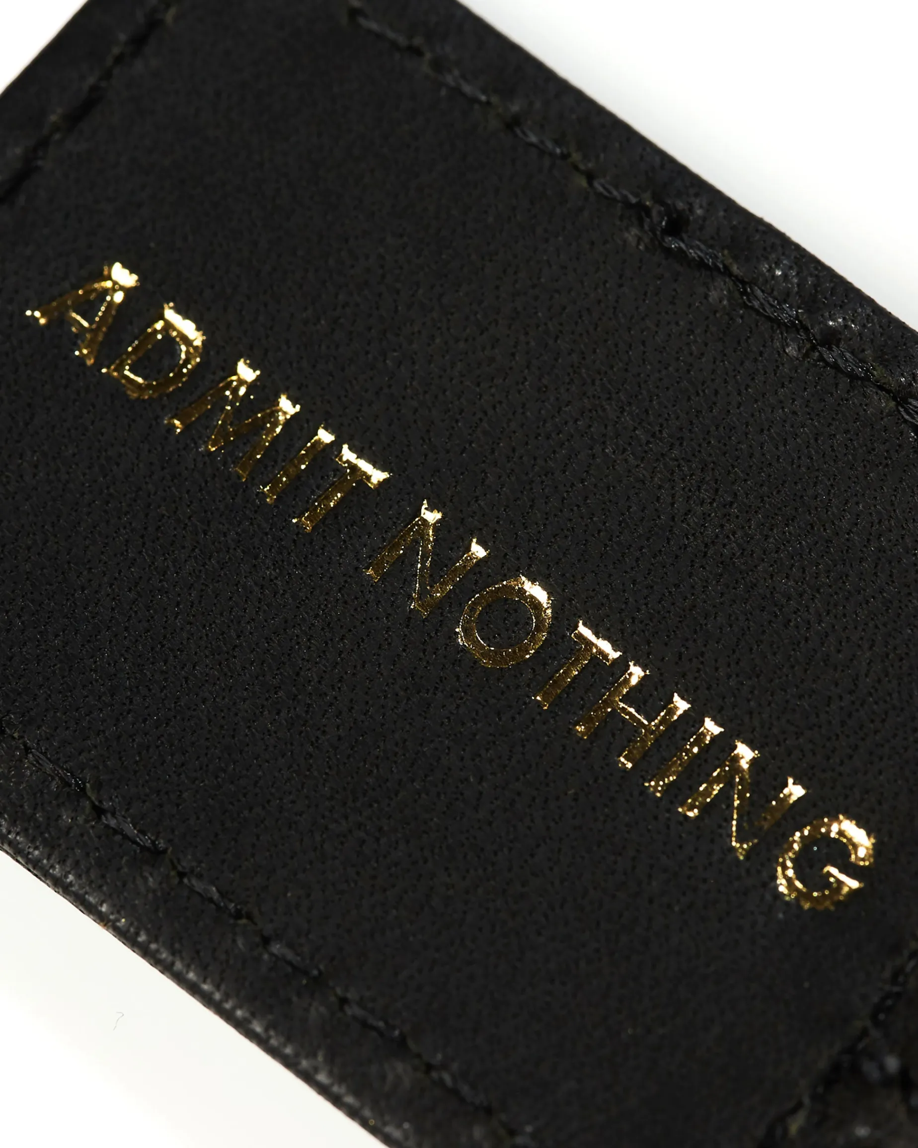Leather Key Fob Black