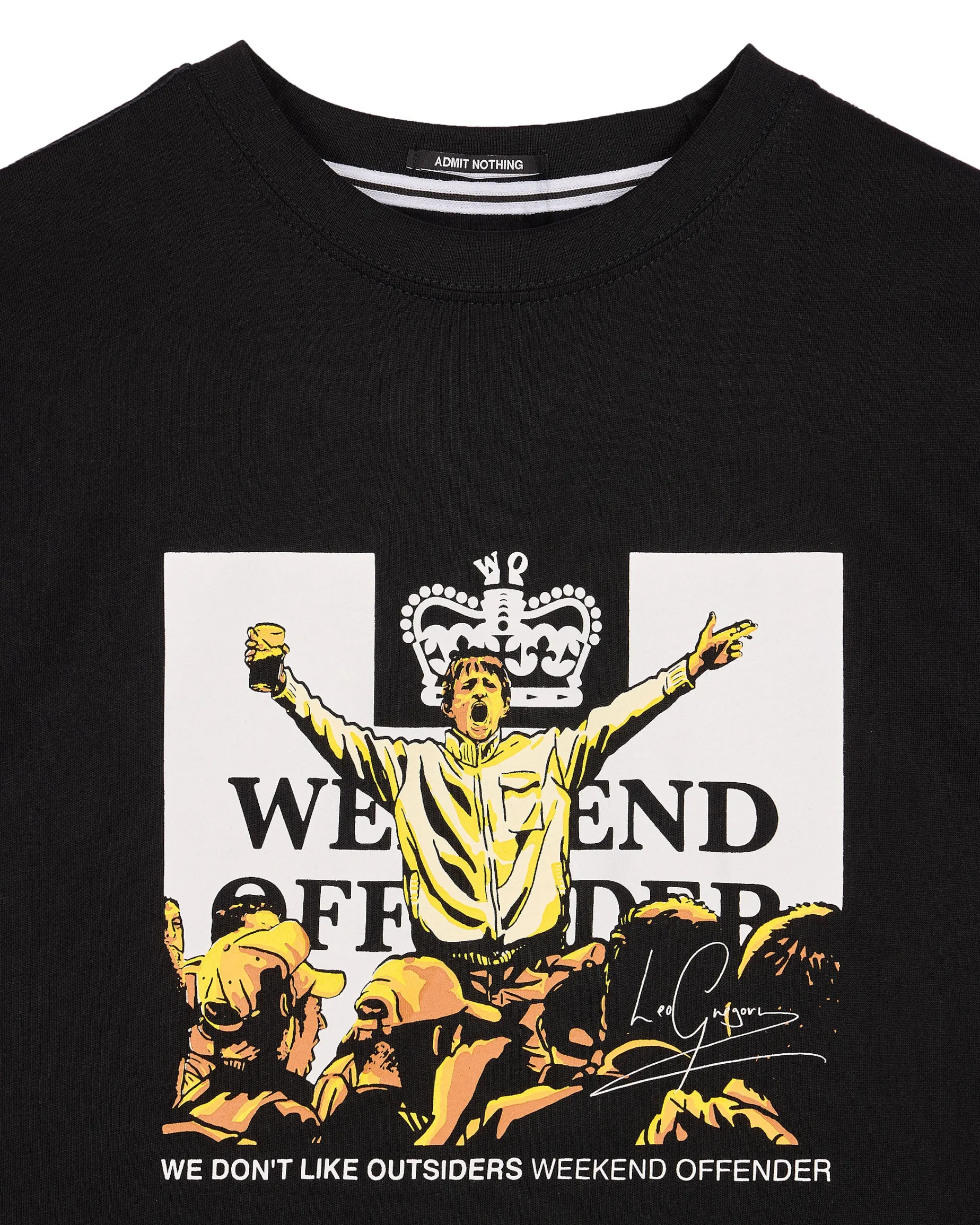 Leo Gregory Graphic T-Shirt Black