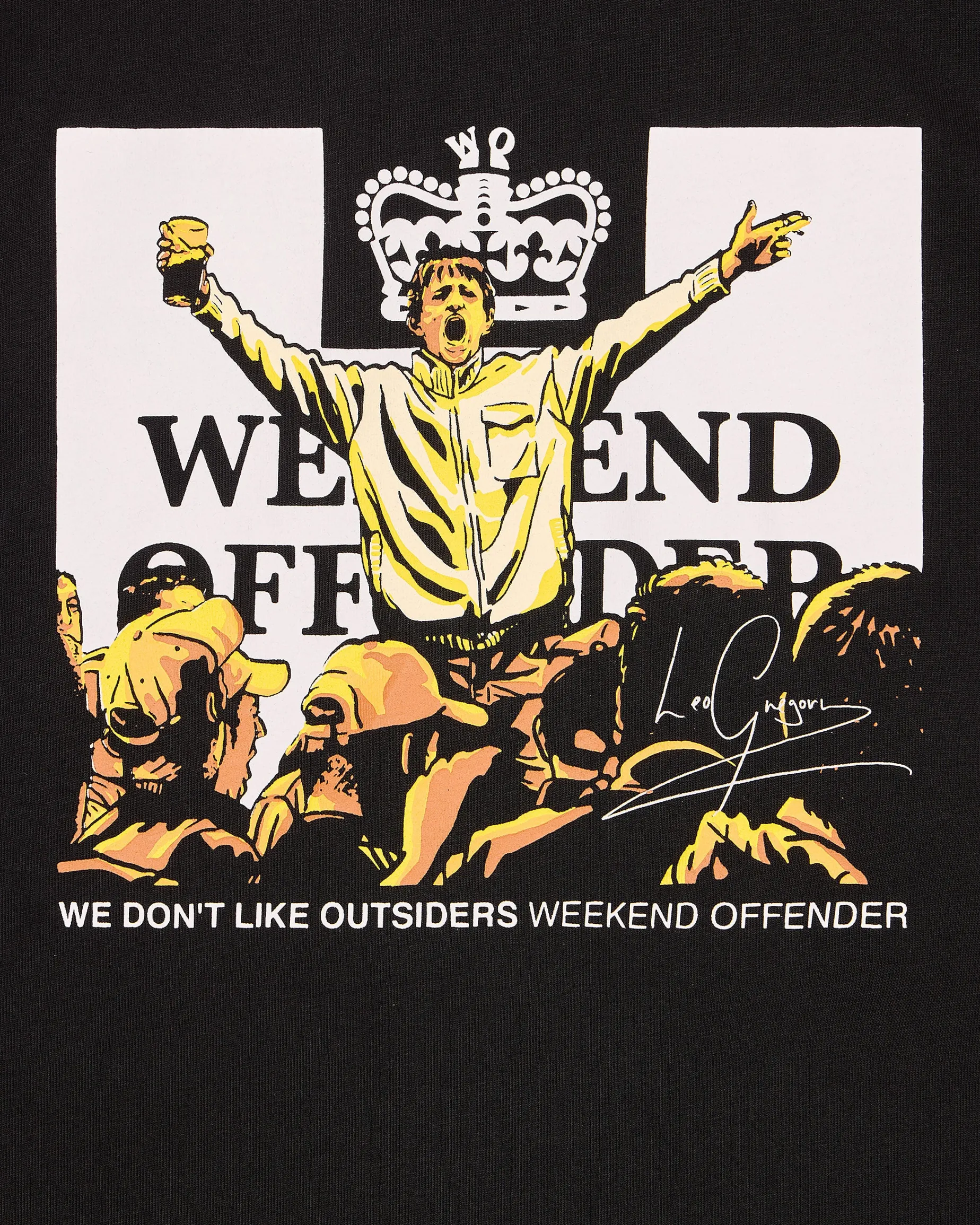 Leo Gregory Graphic T-Shirt Black