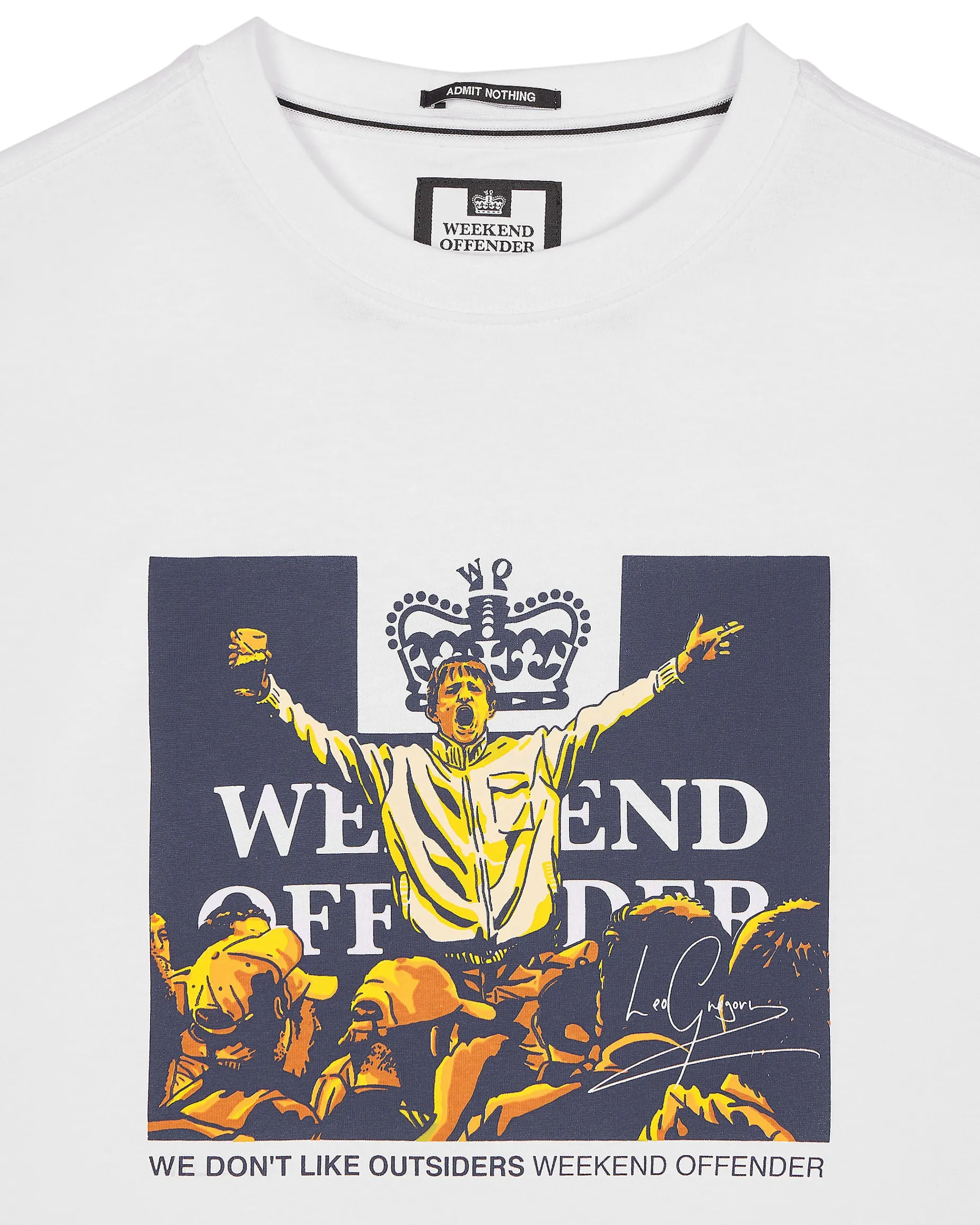 Leo Gregory Graphic T-Shirt White