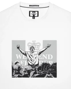 Leo Gregory Mono Graphic T-Shirt White