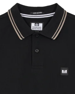 Levanto Polo Shirt Black/Bark Brown