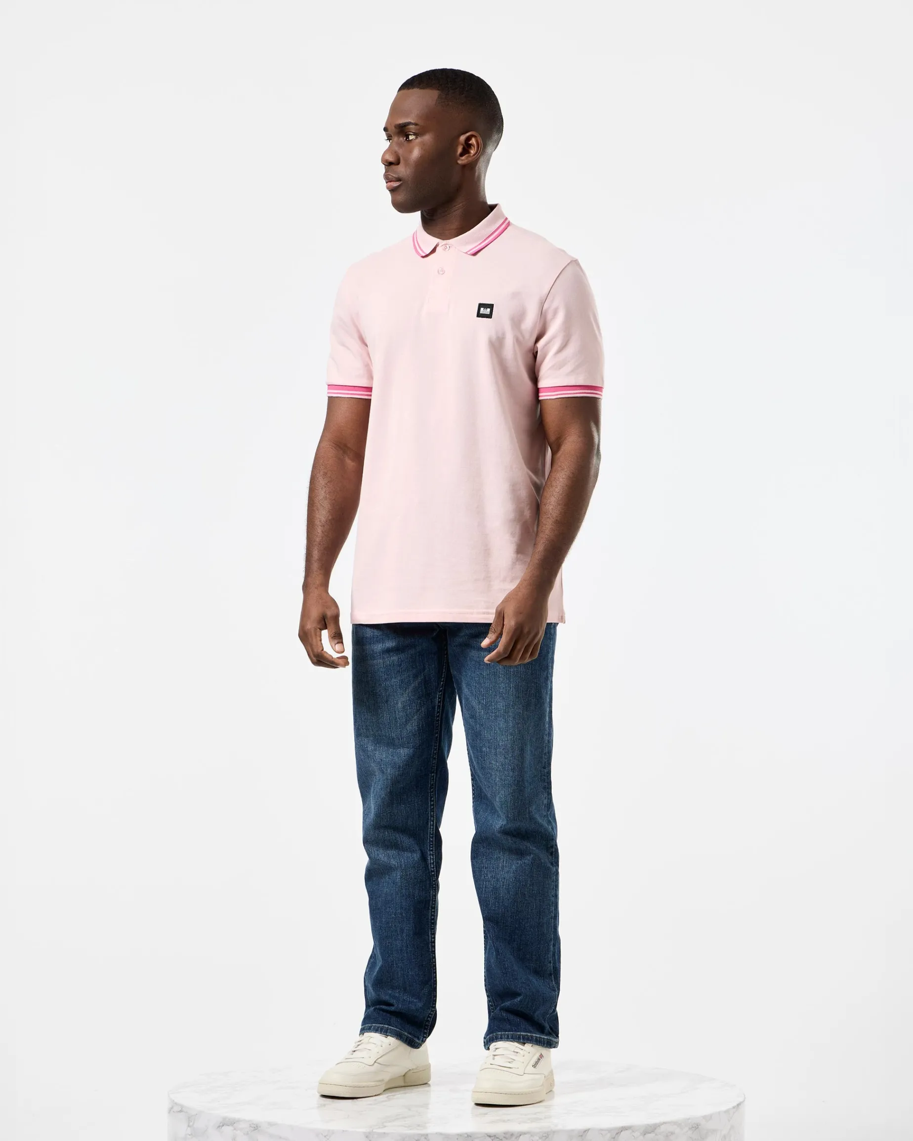 Levanto Polo Shirt Pale Blush Pink/Candy Pink