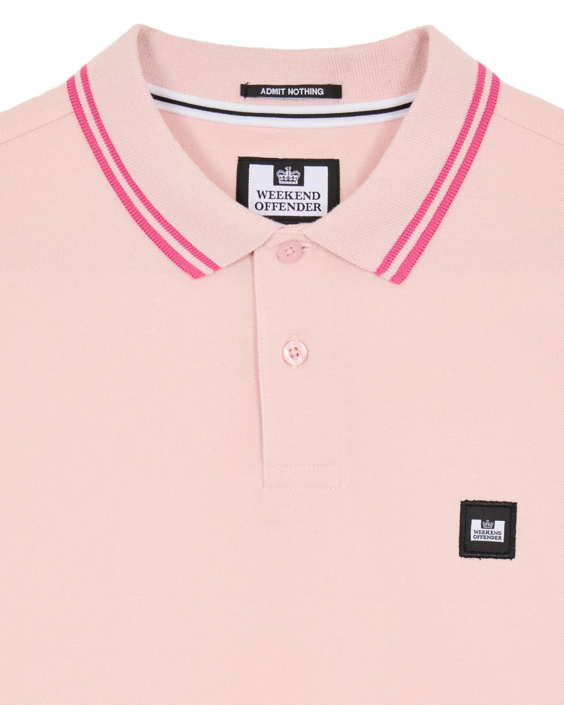 Levanto Polo Shirt Pale Blush Pink/Candy Pink