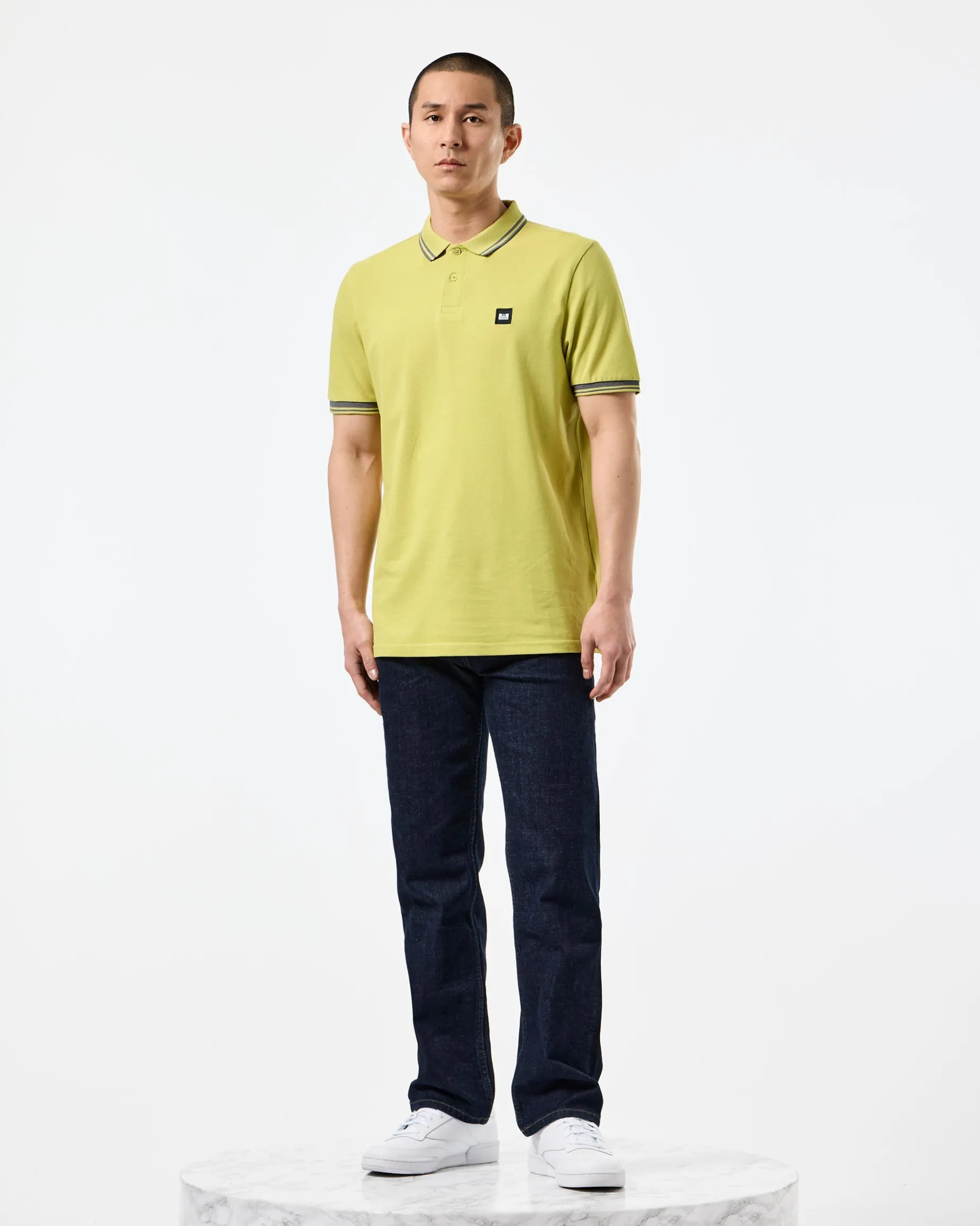 Levanto Polo Shirt Peridot Green/Zinc