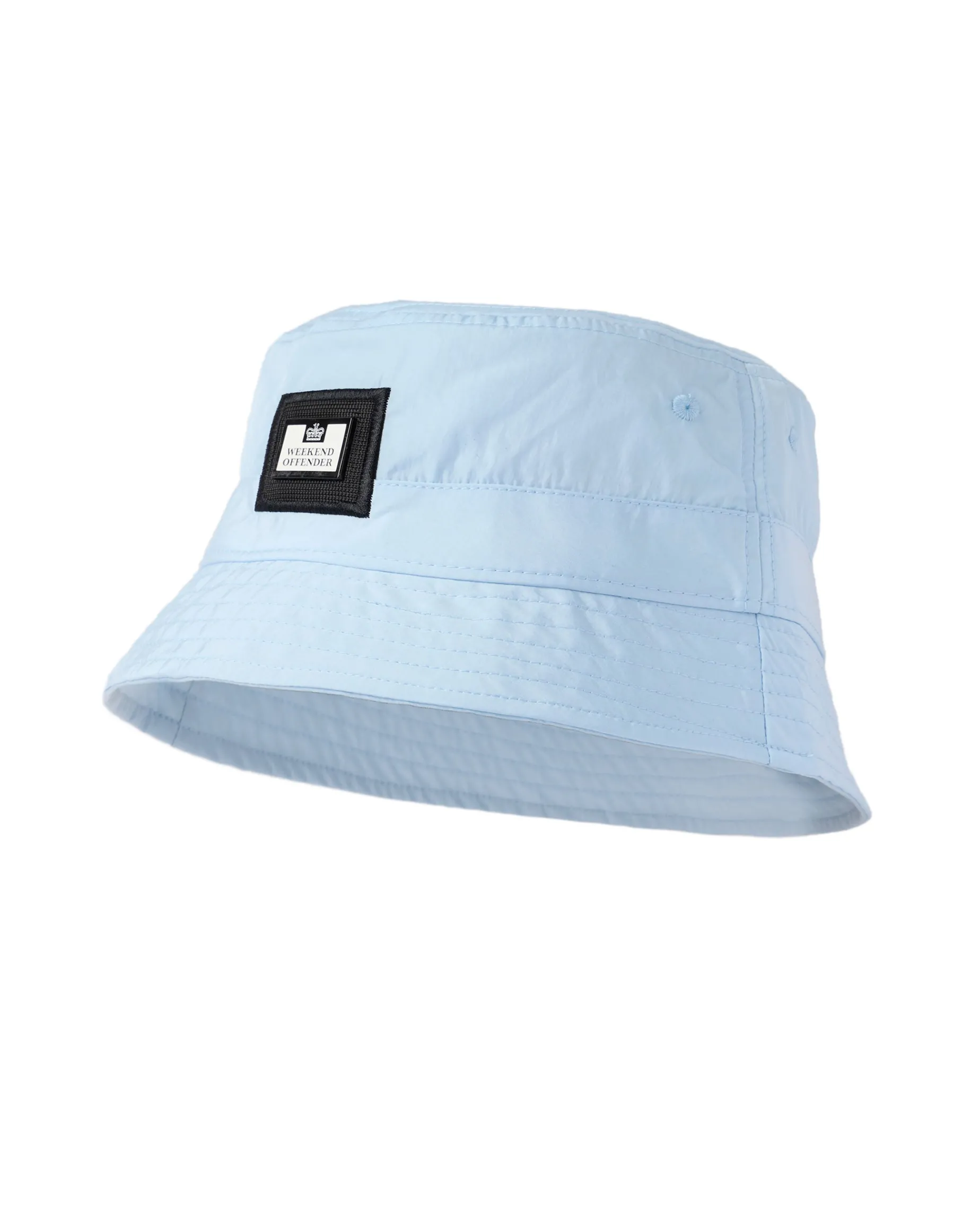 Long Beach Blvd Bucket Hat Ocean Wave Blue