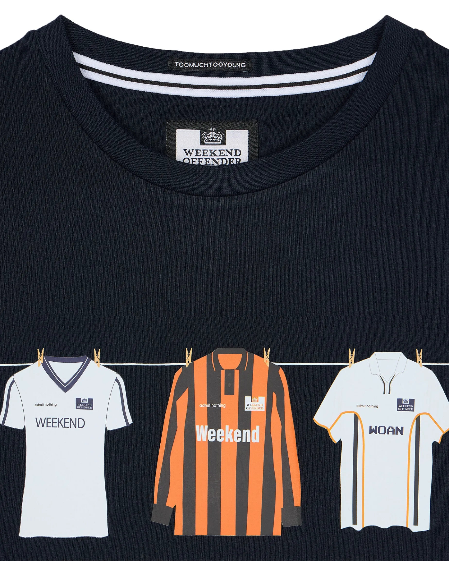 Luton Shirts T-Shirt Navy