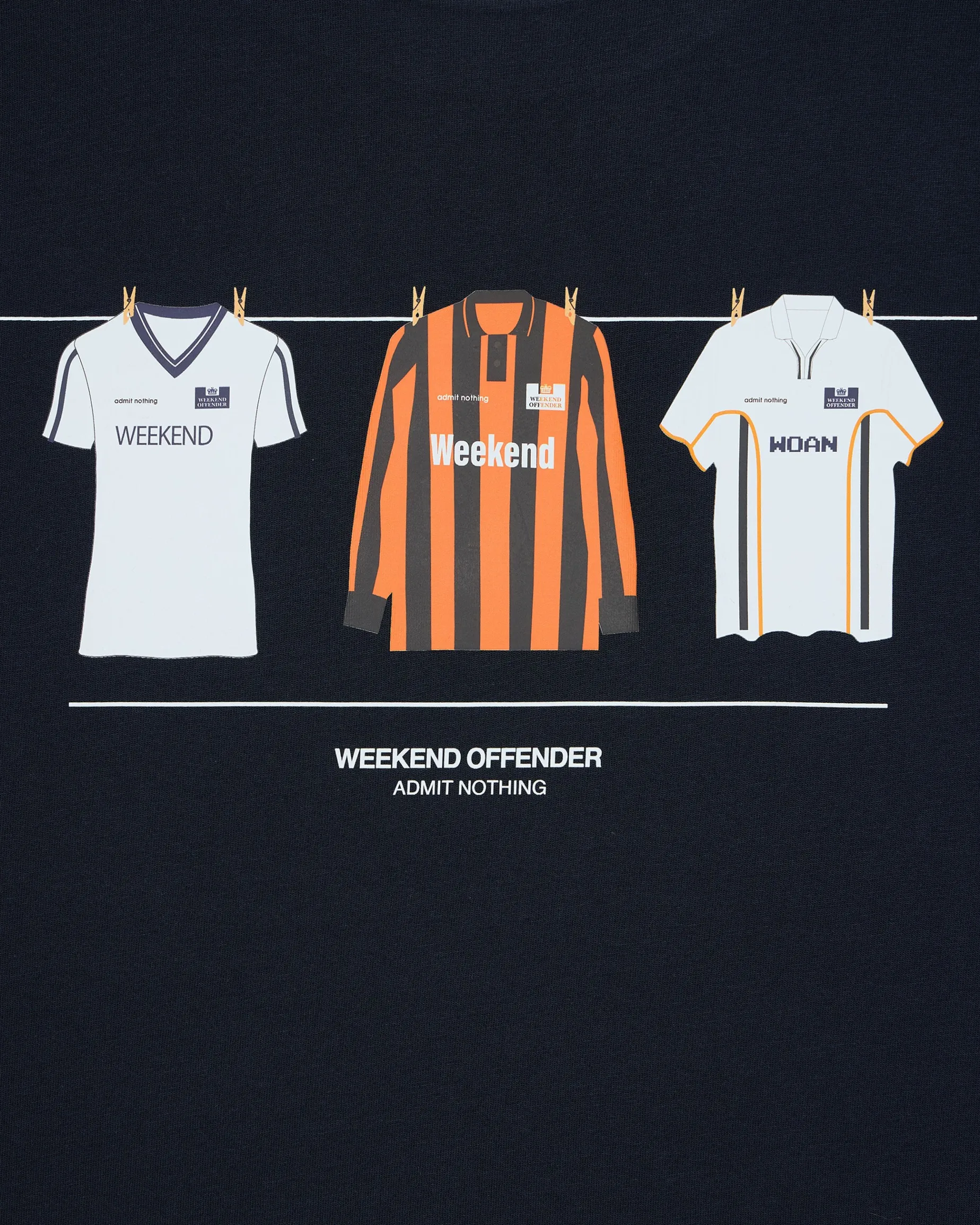 Luton Shirts T-Shirt Navy