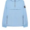 Manaus Check Over Head Jacket Sea Marine Blue
