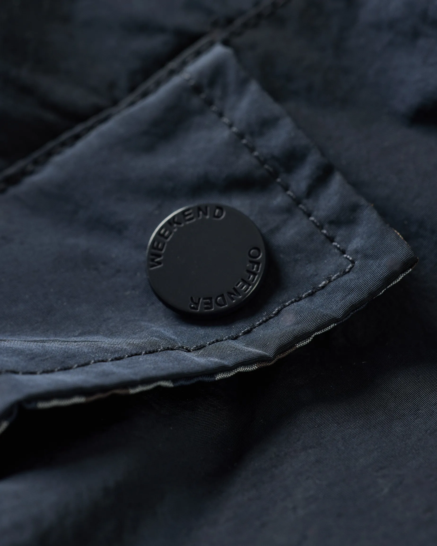 Manaus Check Over Head Jacket Navy