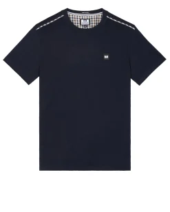Manuel T-Shirt Navy/Mid House Check