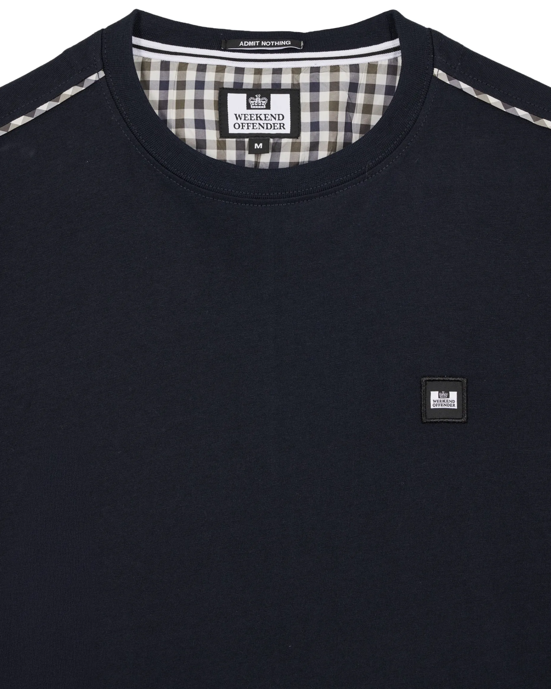 Manuel T-Shirt Navy/Mid House Check