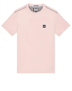 Manuel T-Shirt Pale Blush Pink/Mid House Check