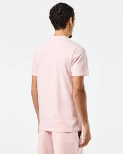Manuel T-Shirt Pale Blush Pink/Mid House Check