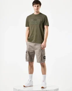 Mascia Cargo Shorts Bark Brown