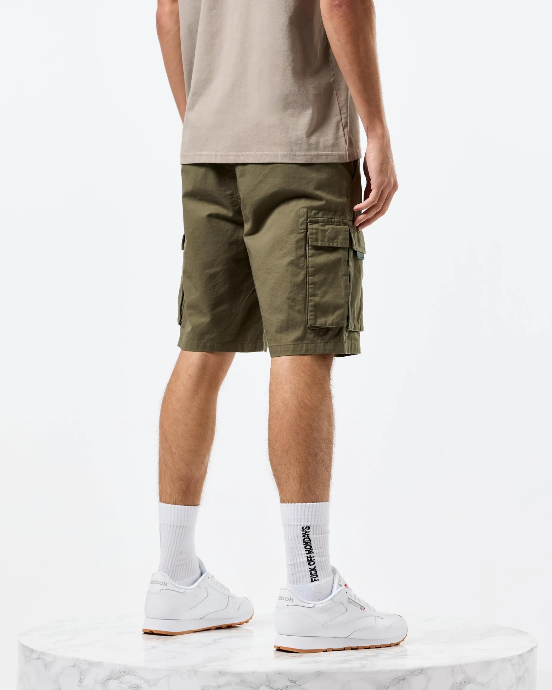 Mascia Cargo Shorts Castle Green