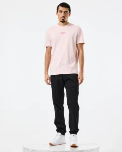 Millergrove T-Shirt Pale Blush Pink/Candy Pink