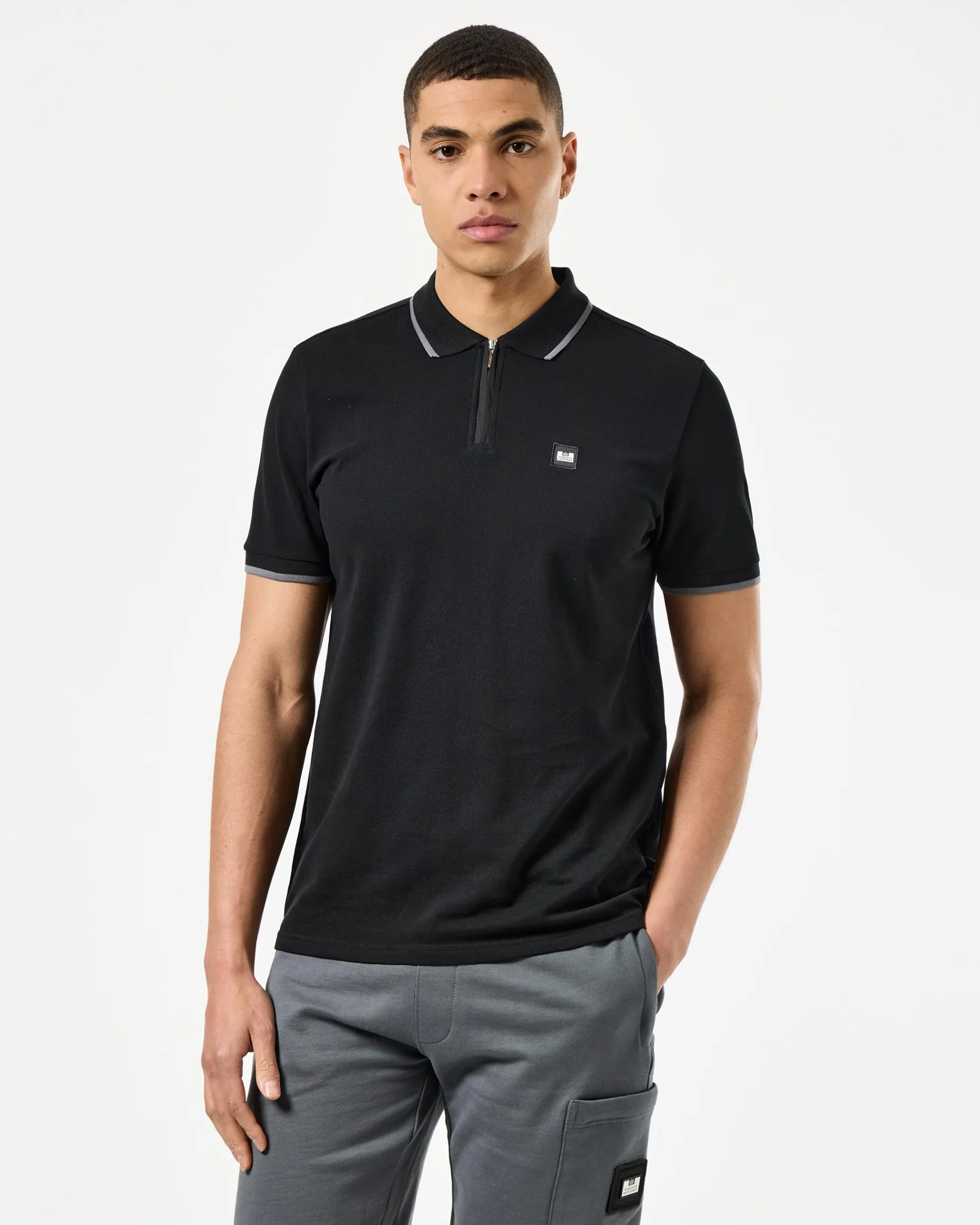 Monti Polo Shirt Black/Zinc