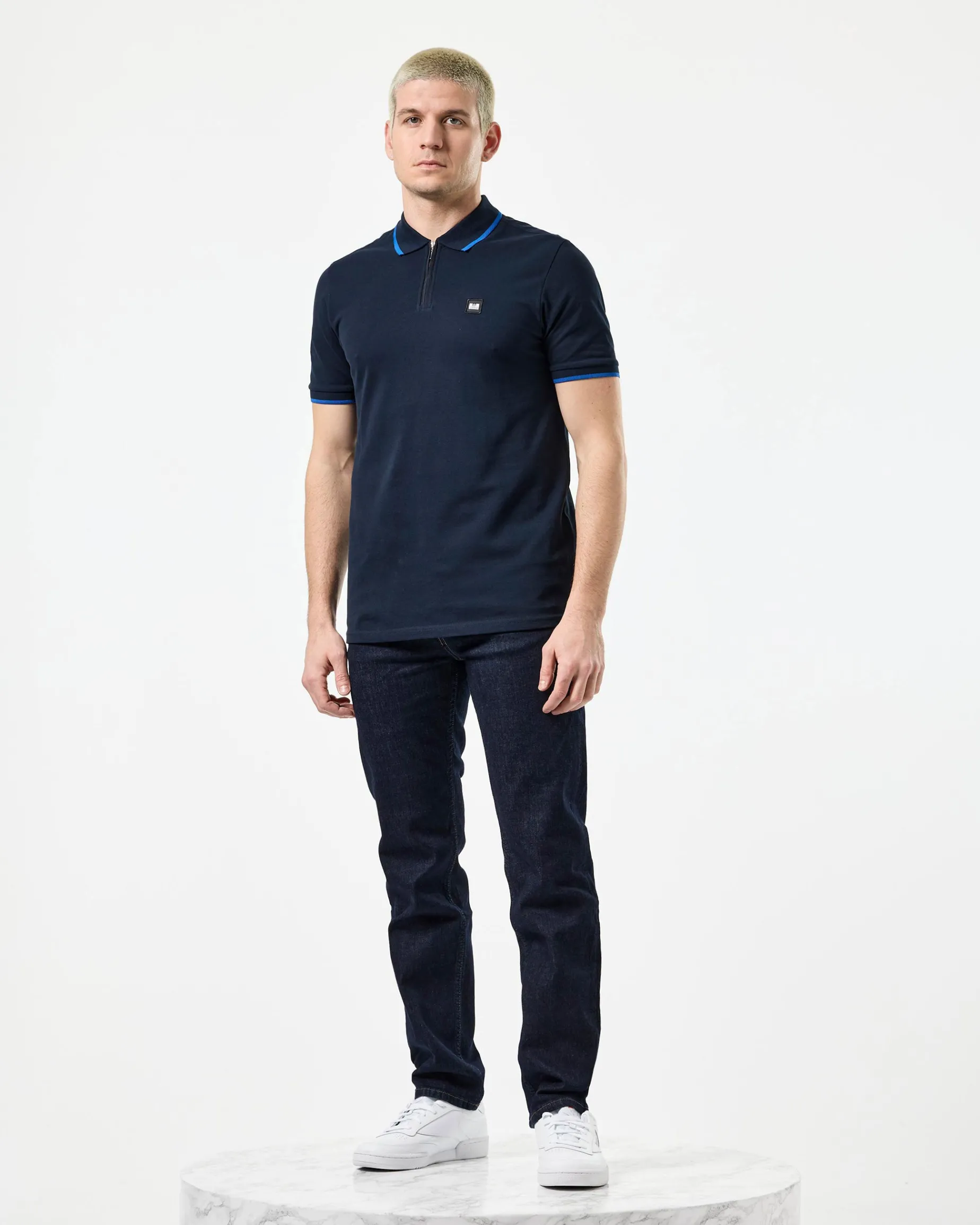 Monti Polo Shirt Navy/Bluebell