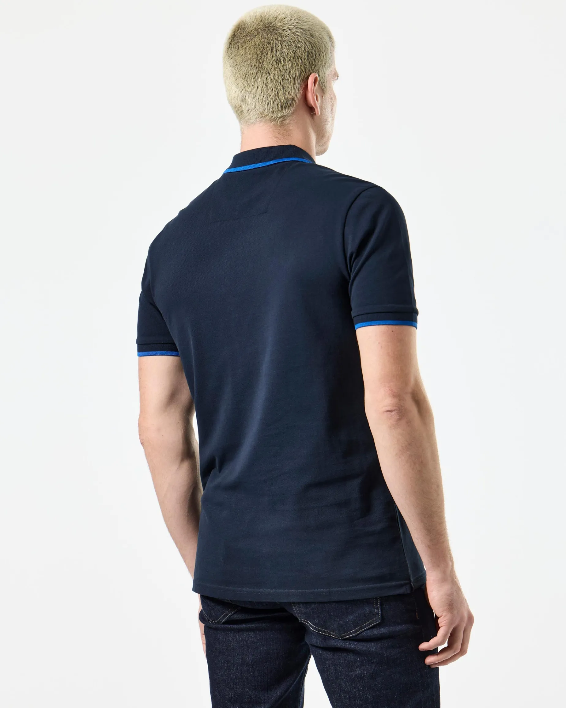 Monti Polo Shirt Navy/Bluebell