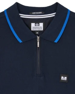 Monti Polo Shirt Navy/Bluebell