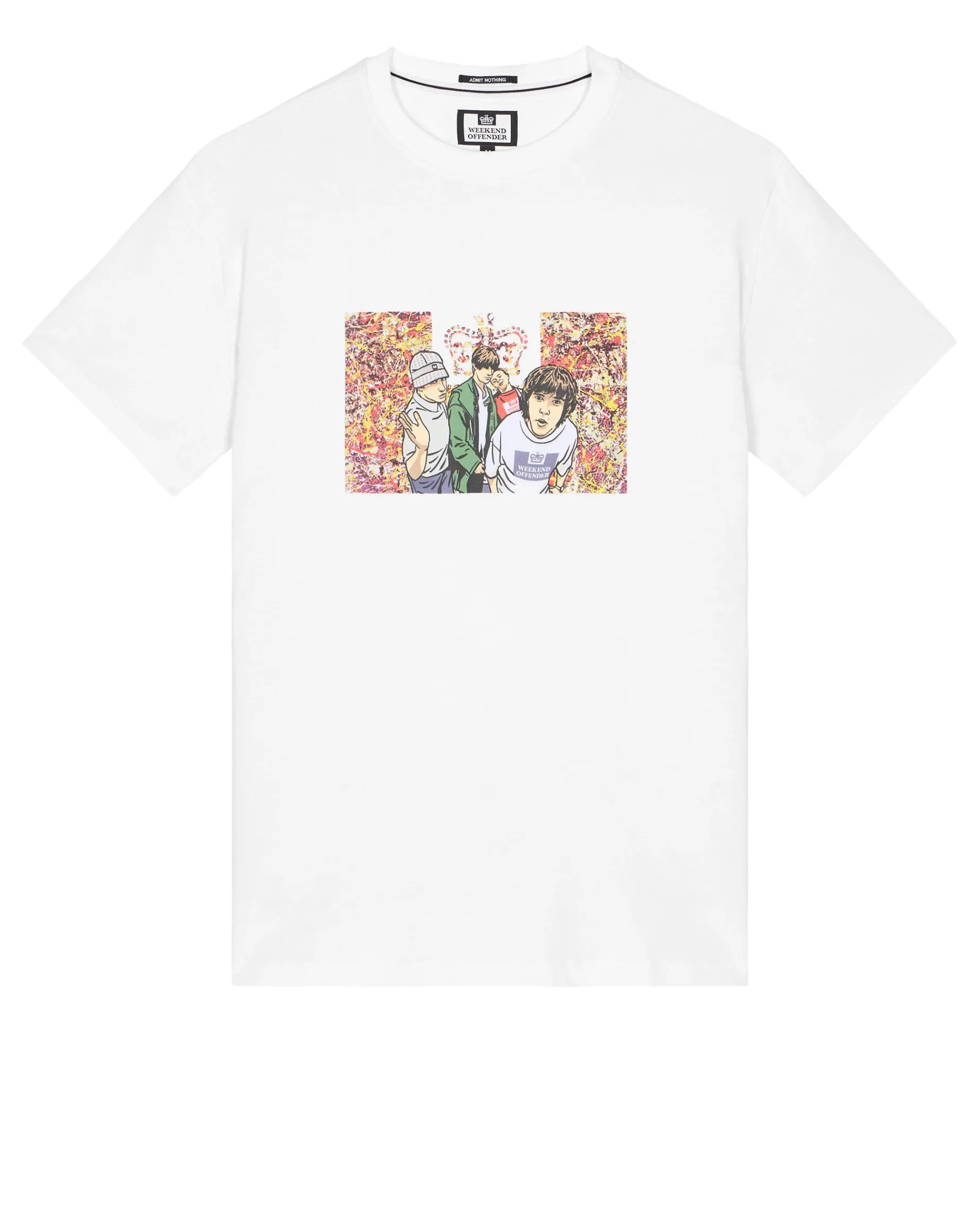 Number 5 Graphic T-Shirt White