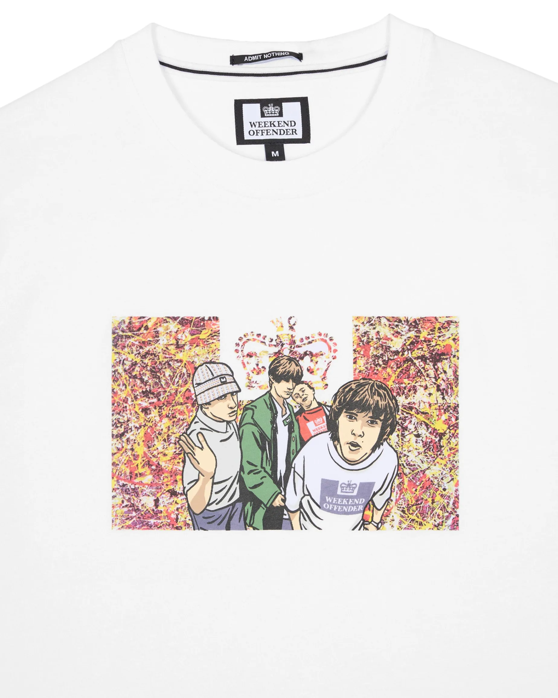Number 5 Graphic T-Shirt White