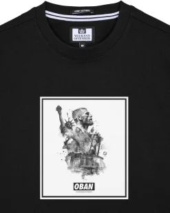 Oban Elliott Graphic T-Shirt Black