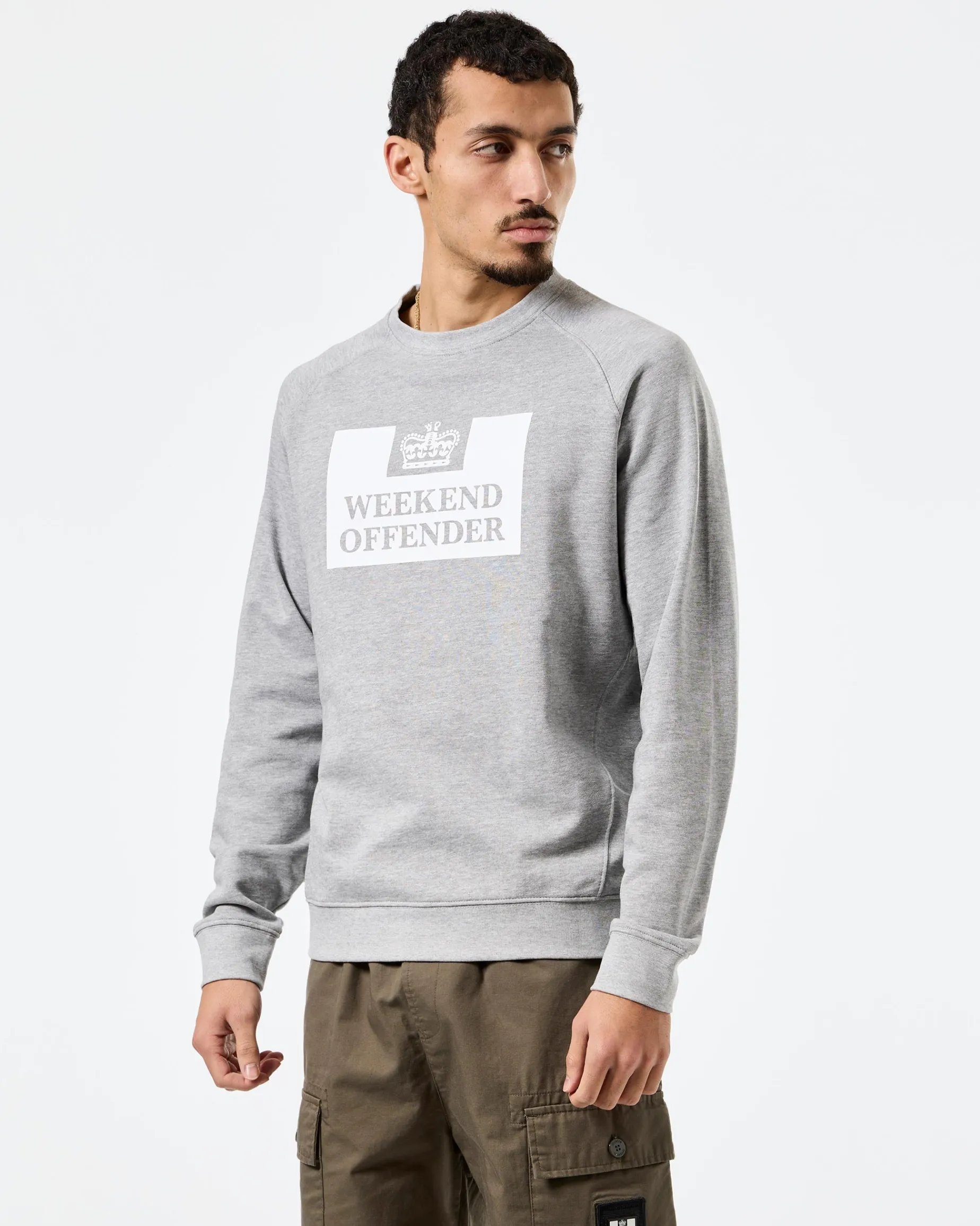 Penitentiary Classic Sweatshirt Grey Marl