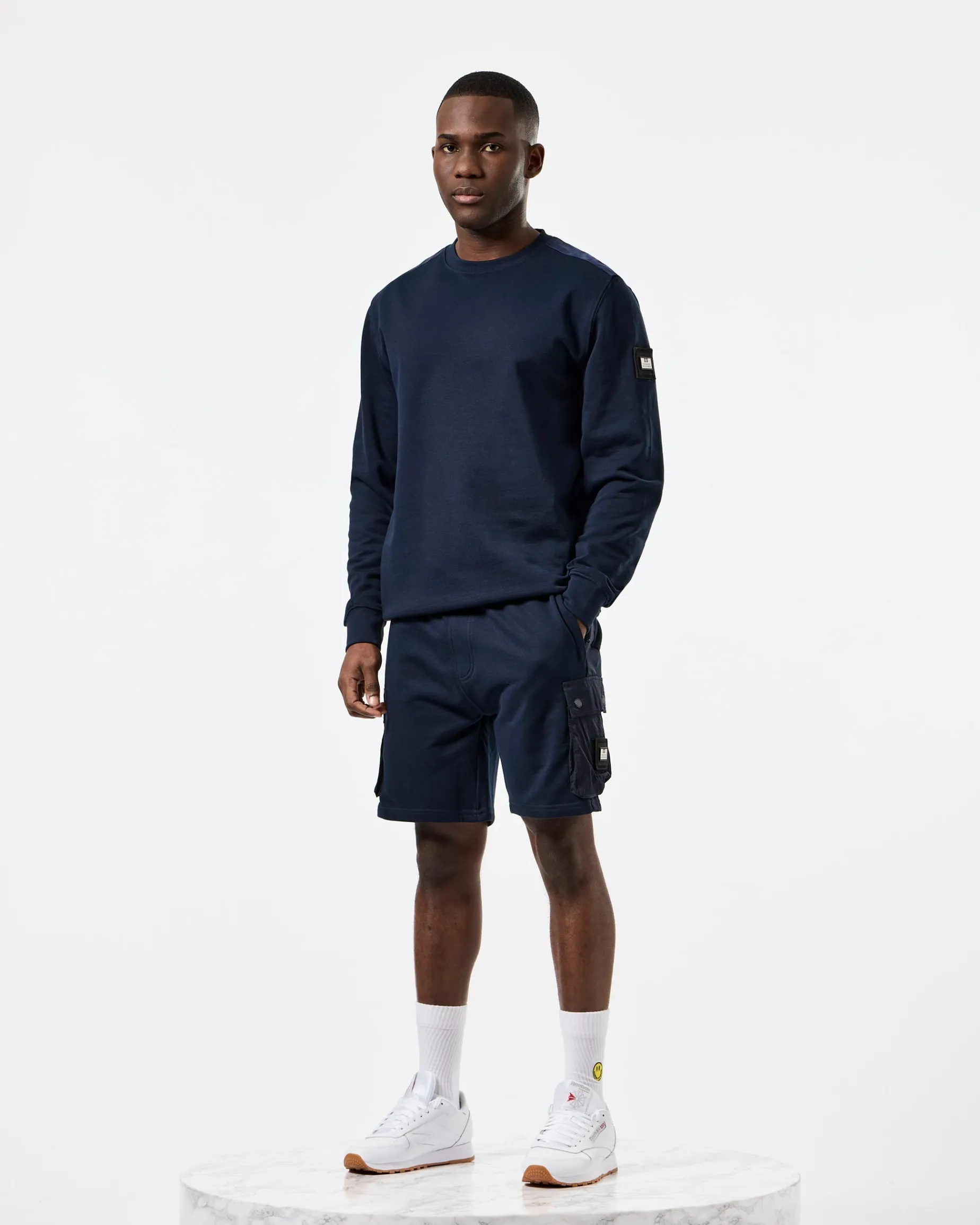 Pink Sands Jogger Shorts Navy
