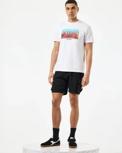 Pink Sands Jogger Shorts Black