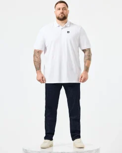 Plus Size - Caneiros Polo Shirt White