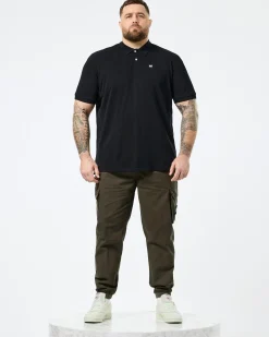 Plus Size - Caneiros Polo Shirt Black
