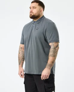 Plus Size - Caneiros Polo Shirt Zinc