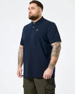 Plus Size - Caneiros Polo Shirt Navy