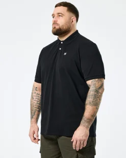 Plus Size - Caneiros Polo Shirt Black