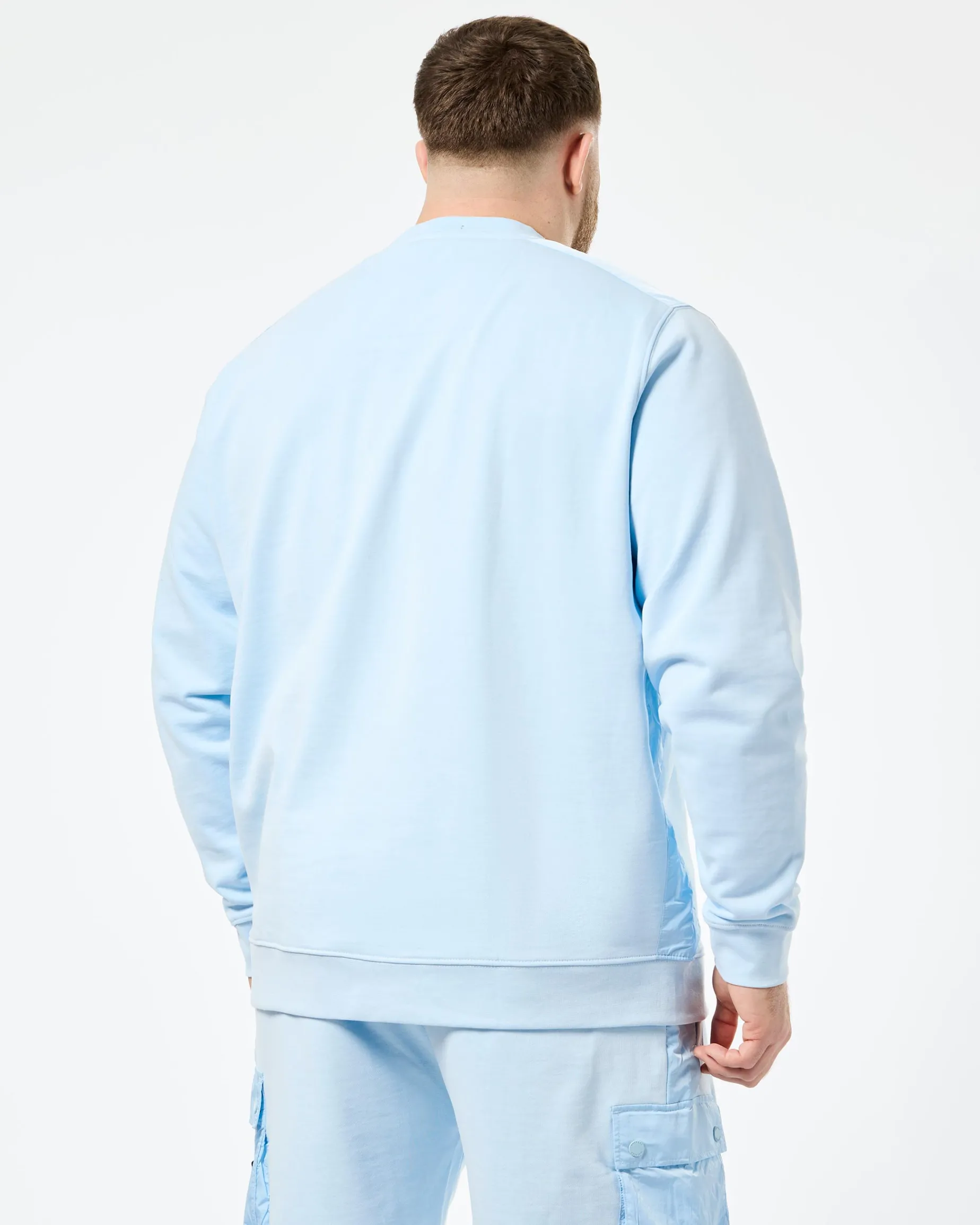 Plus Size - F Bomb Sweatshirt Ocean Wave Blue