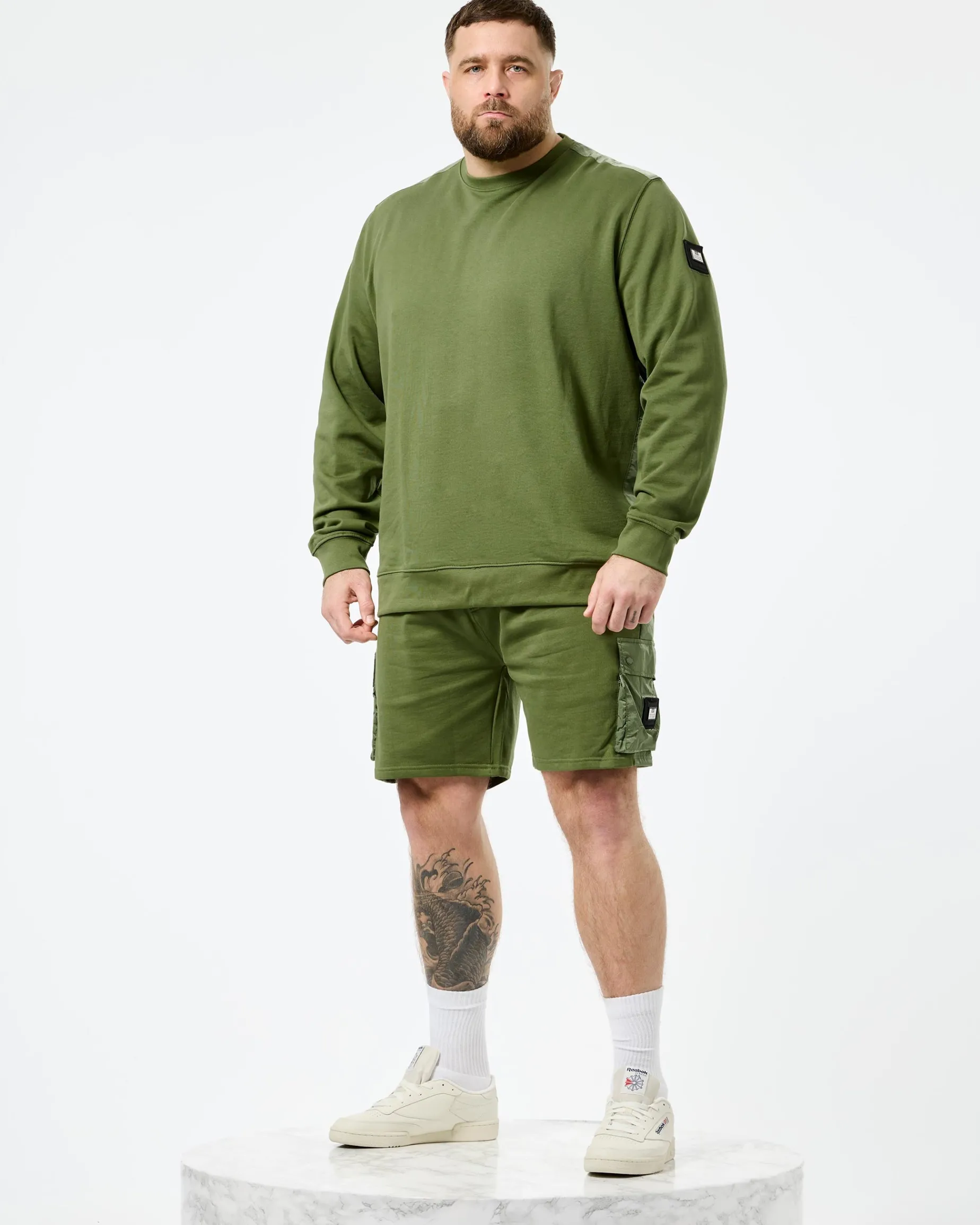 Plus Size - F Bomb Sweatshirt Sapling Green