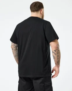 Plus Size - Football + Festivals Graphic T-Shirt Black