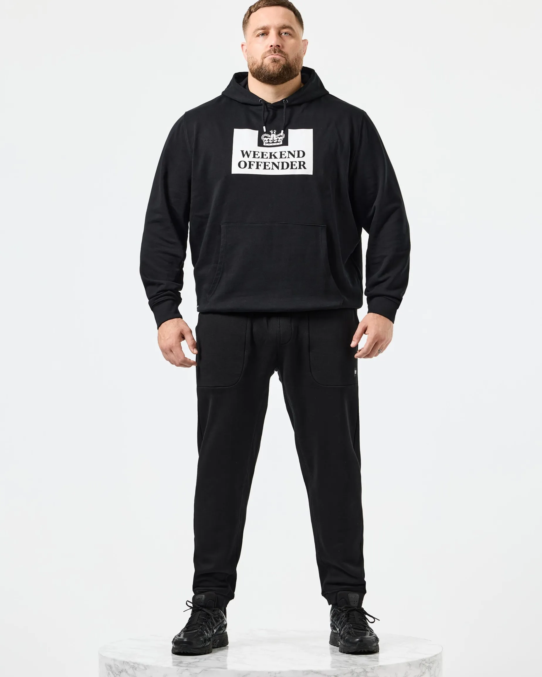 Plus Size - HM Service Classic Hoodie Black