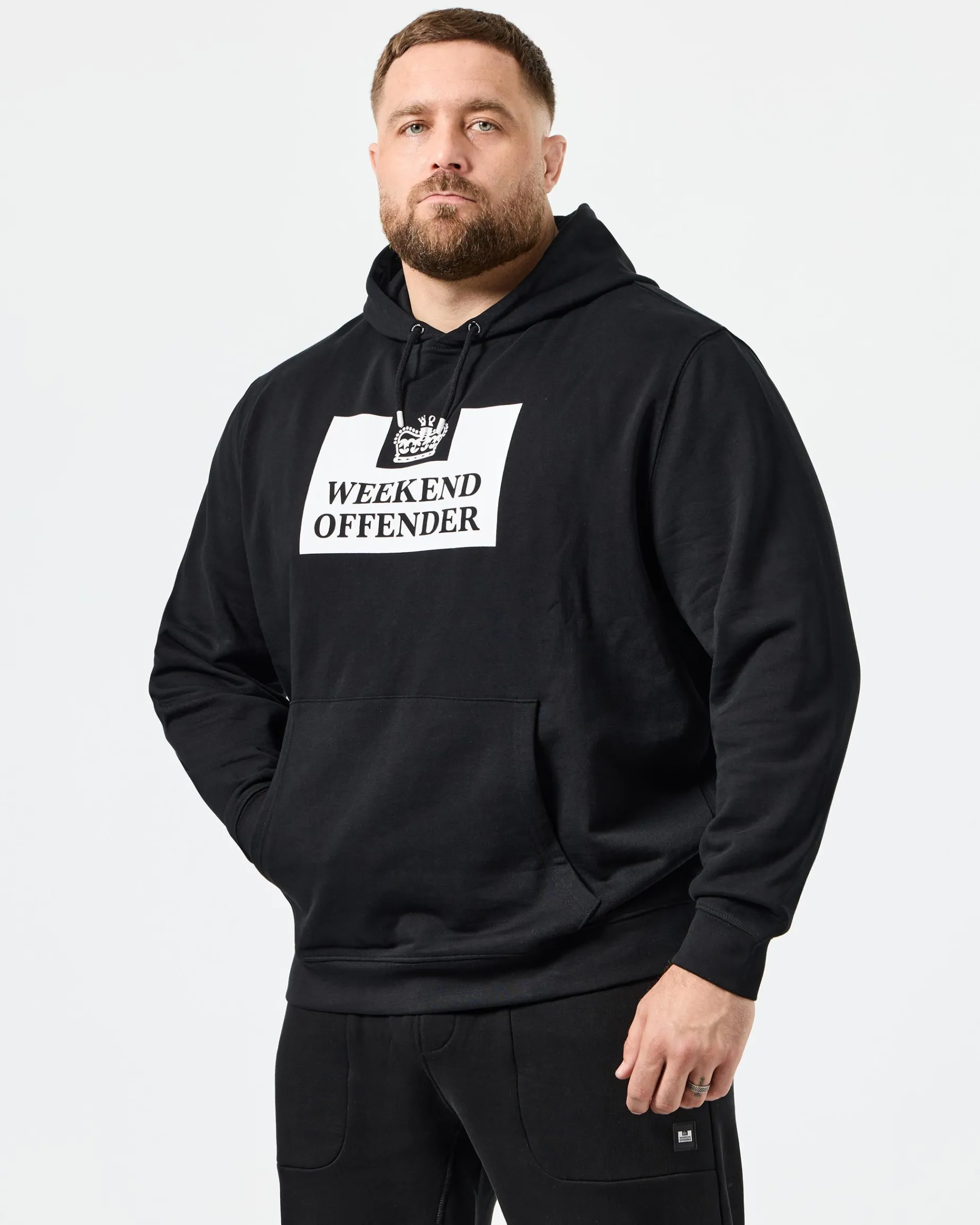 Plus Size - HM Service Classic Hoodie Black