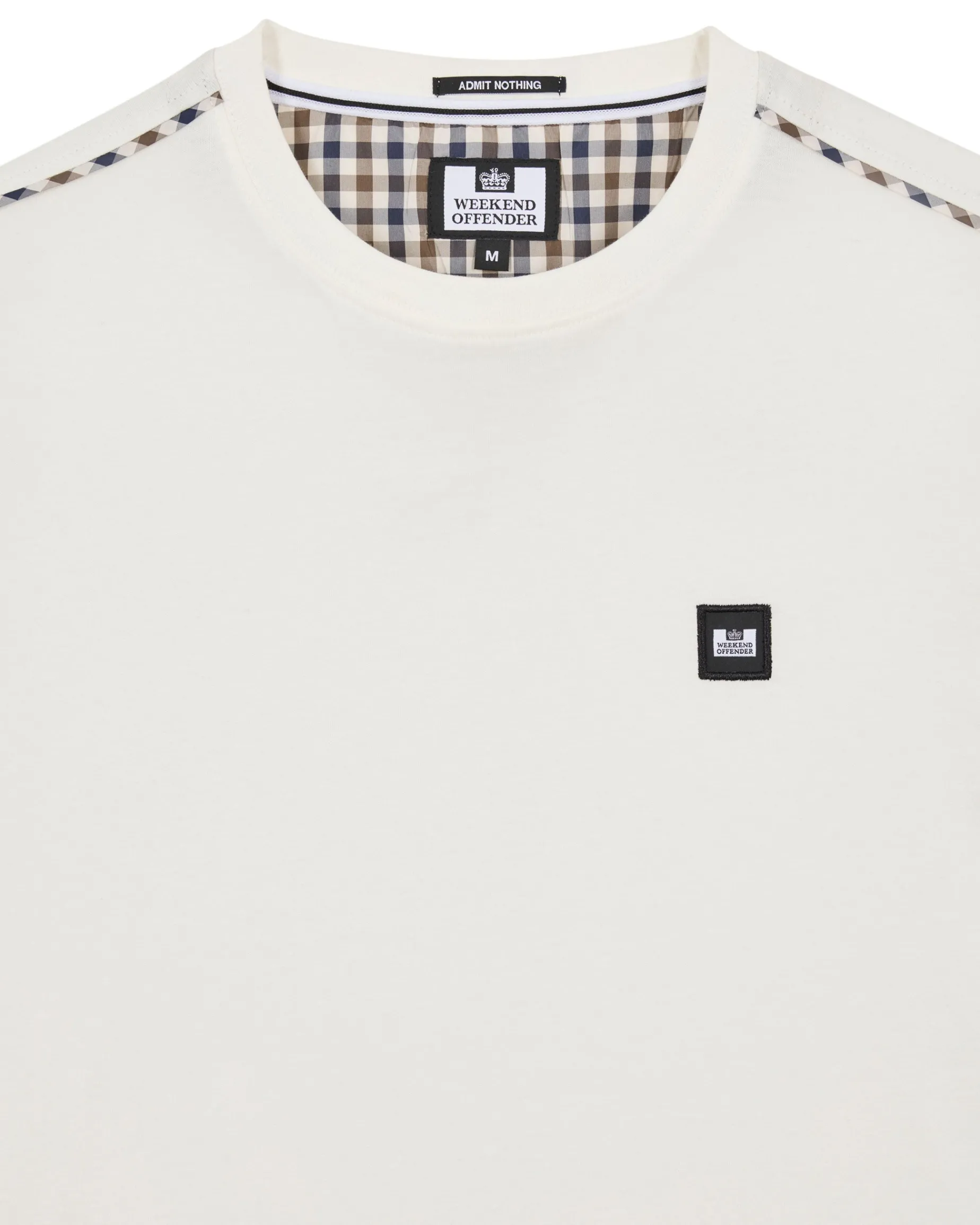 Plus Size - Manuel T-Shirt Ghost/Mid House Check